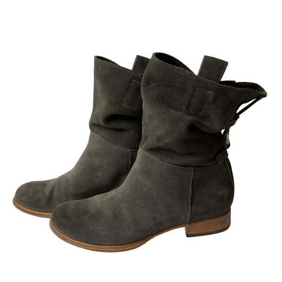 Alberto Fermani Pull on Gray Suede Ankle Booties  Size US 6/ EU 36.5 - Picture 2 of 7